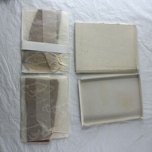 Vintage Seamless Nylon Stockings Medium B 10-11 2 Pairs  Irregulars RN 14616 New